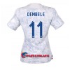 Virallinen Fanipaita Ranska Ousmane Dembele 11 Vieraspelipaita MM-Kisat 2022 - Naisten